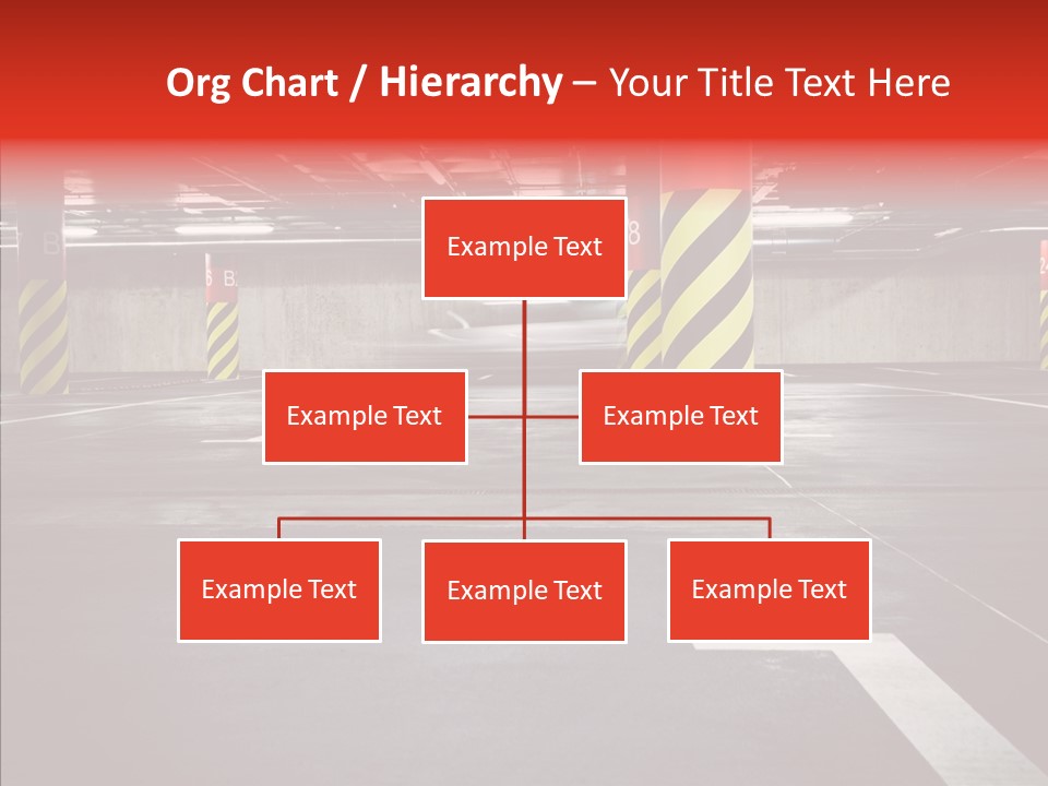 Asphalt Blurred Illuminated PowerPoint Template