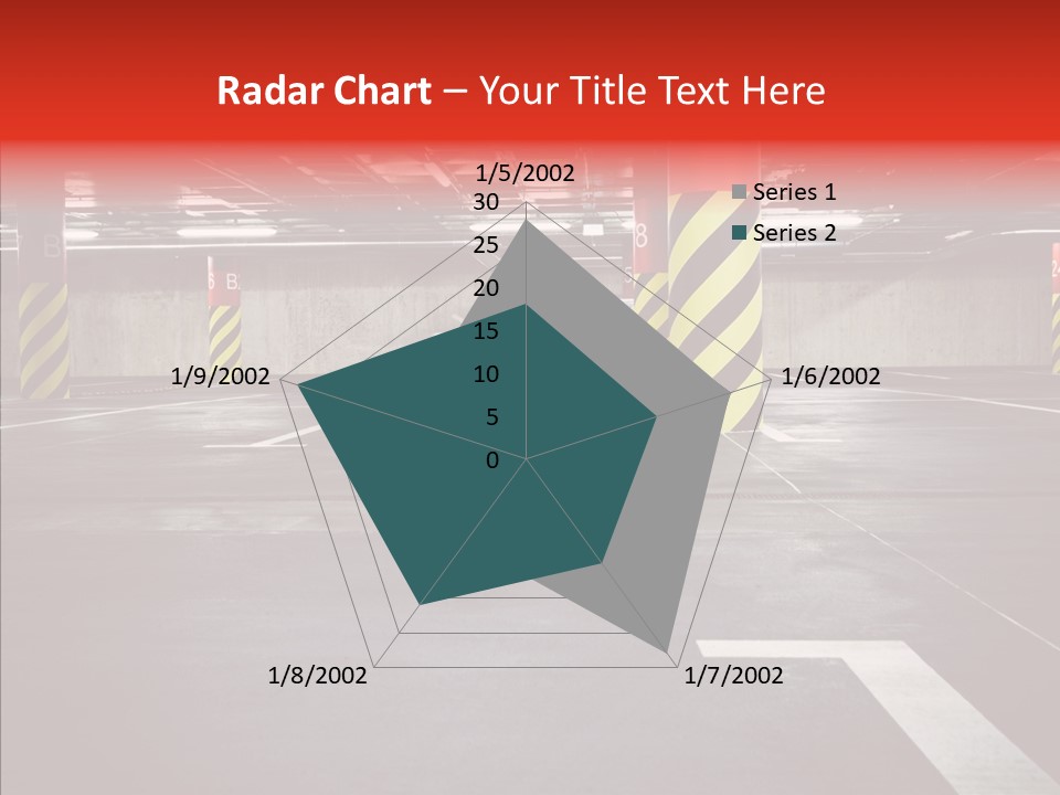 Asphalt Blurred Illuminated PowerPoint Template