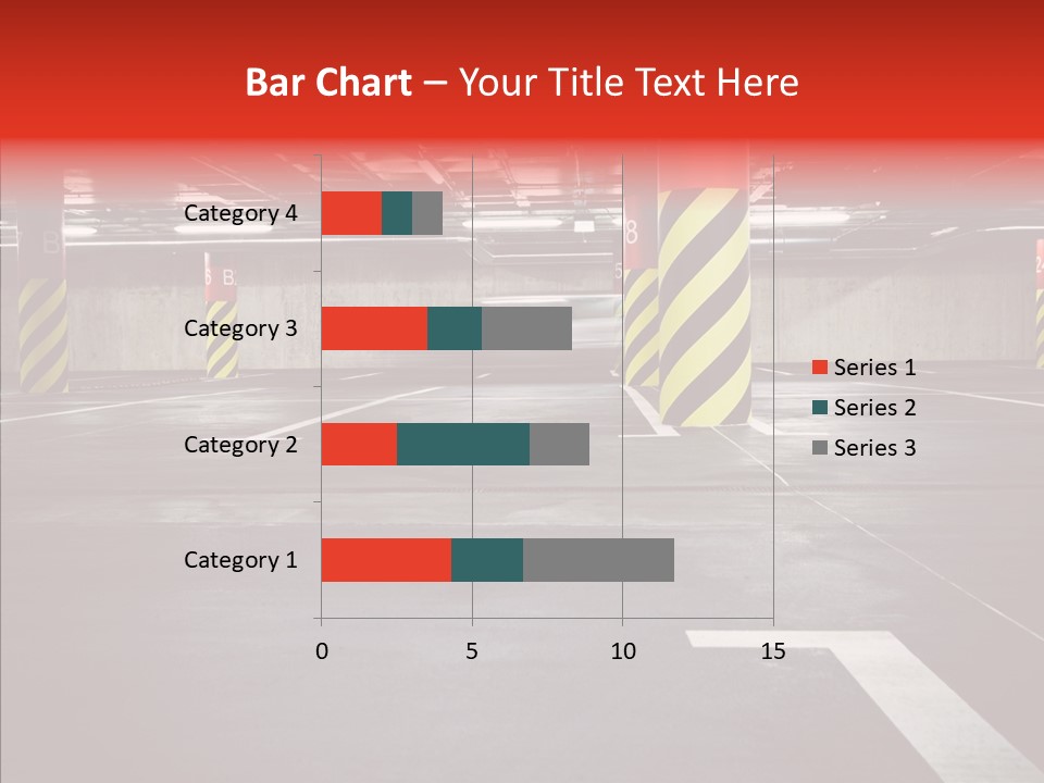 Asphalt Blurred Illuminated PowerPoint Template