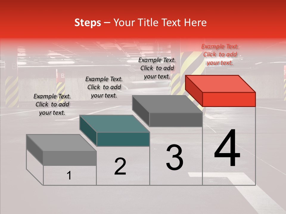 Asphalt Blurred Illuminated PowerPoint Template