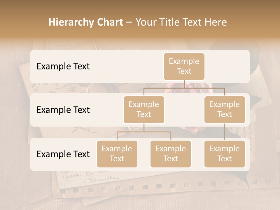 Postage Greeting Paper PowerPoint Template