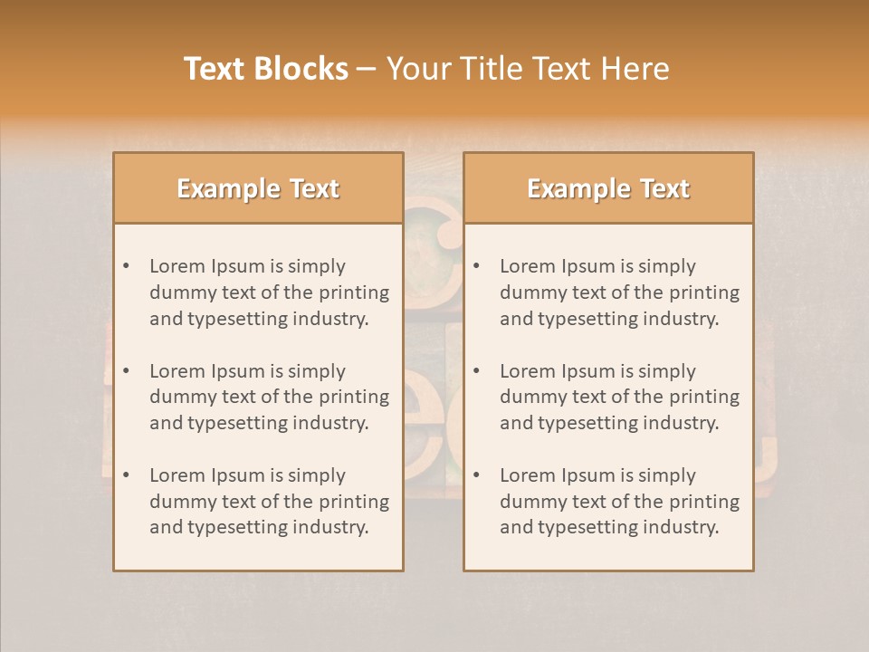 The Word Social Media Written In Wood Type Blocks PowerPoint Template