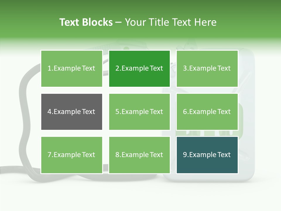 Background Metallic Three Dimensional PowerPoint Template