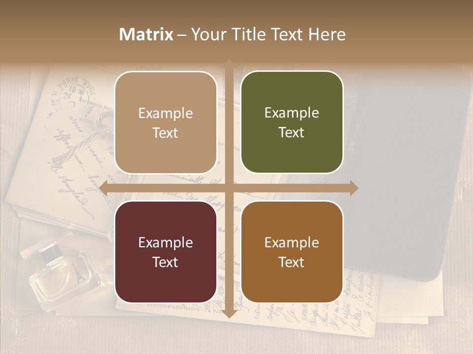 Scrap Letter Craft PowerPoint Template