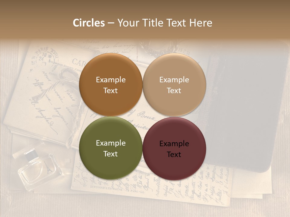 Scrap Letter Craft PowerPoint Template