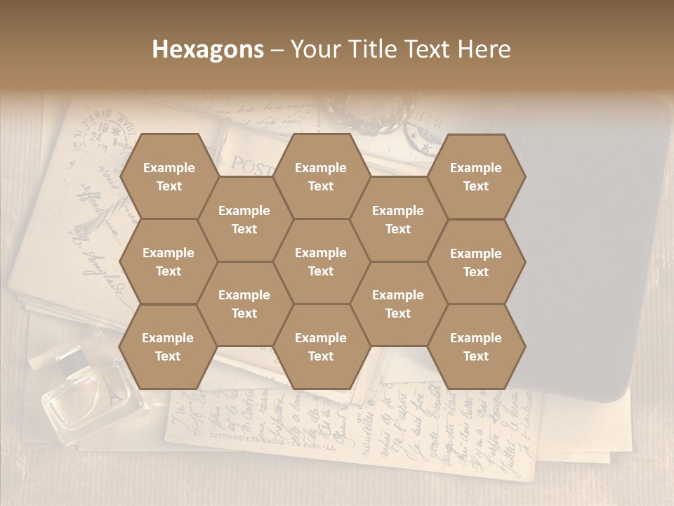 Scrap Letter Craft PowerPoint Template