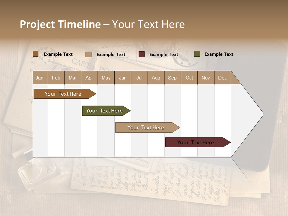 Scrap Letter Craft PowerPoint Template