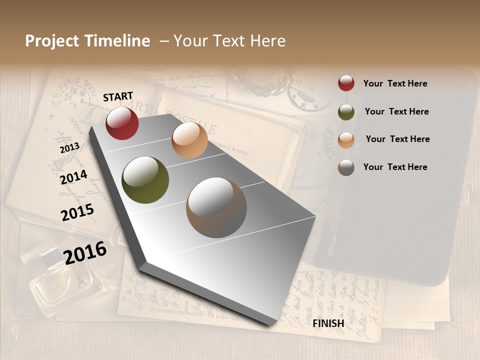 Scrap Letter Craft PowerPoint Template