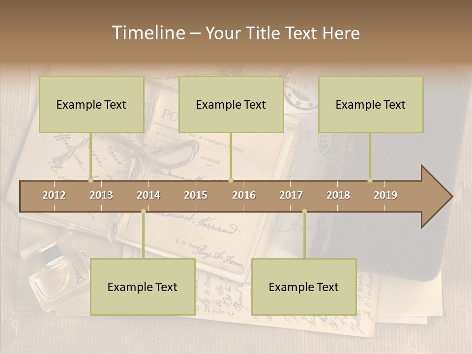 Scrap Letter Craft PowerPoint Template