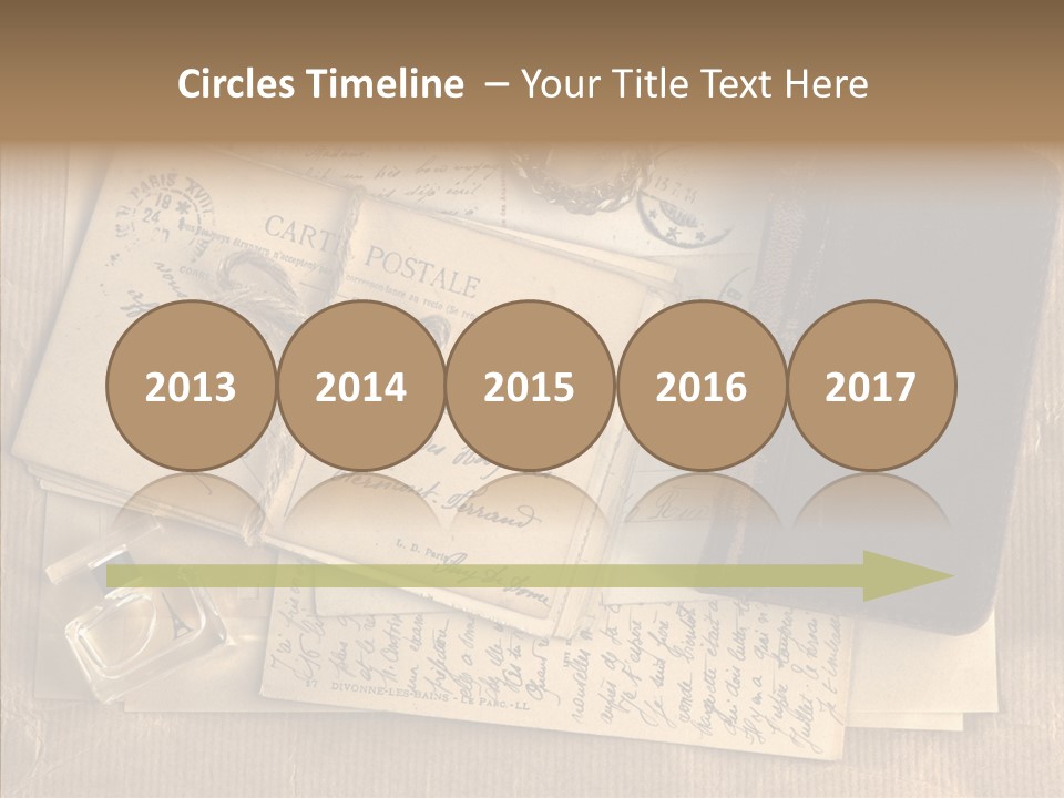 Scrap Letter Craft PowerPoint Template