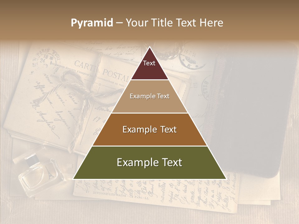 Scrap Letter Craft PowerPoint Template