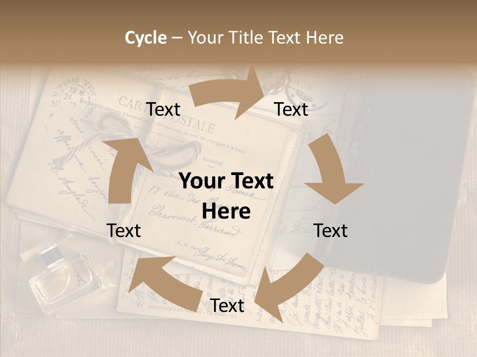 Scrap Letter Craft PowerPoint Template