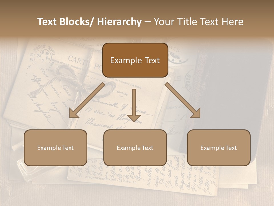 Scrap Letter Craft PowerPoint Template