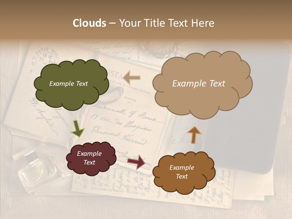 Scrap Letter Craft PowerPoint Template