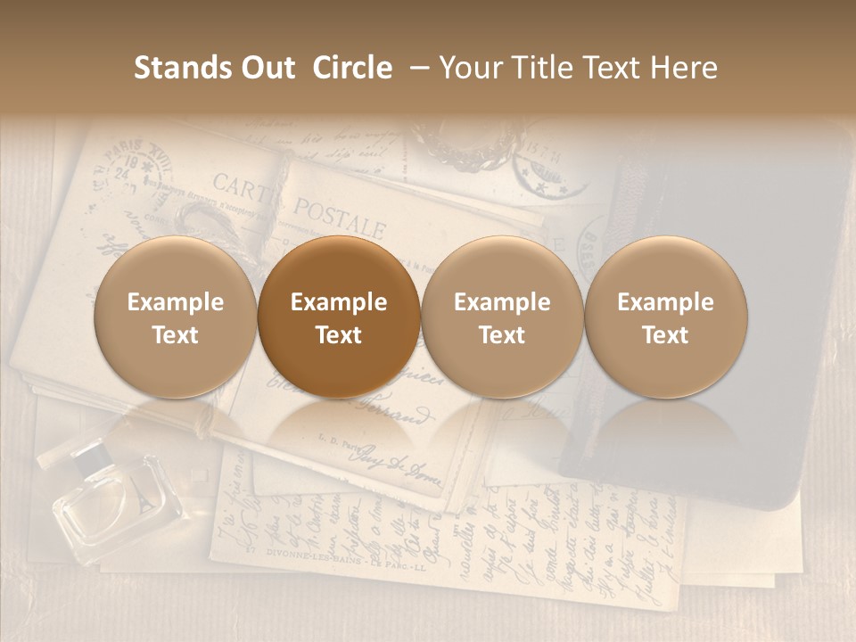 Scrap Letter Craft PowerPoint Template