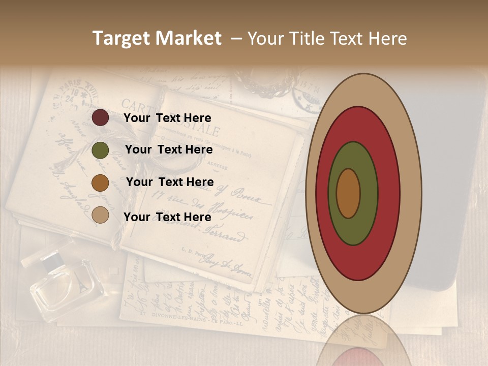 Scrap Letter Craft PowerPoint Template