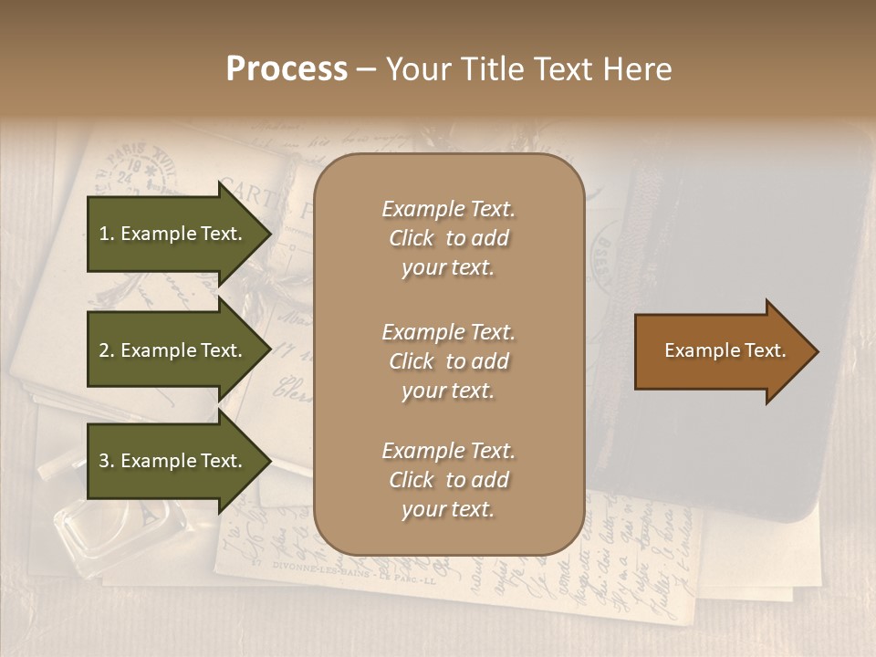 Scrap Letter Craft PowerPoint Template