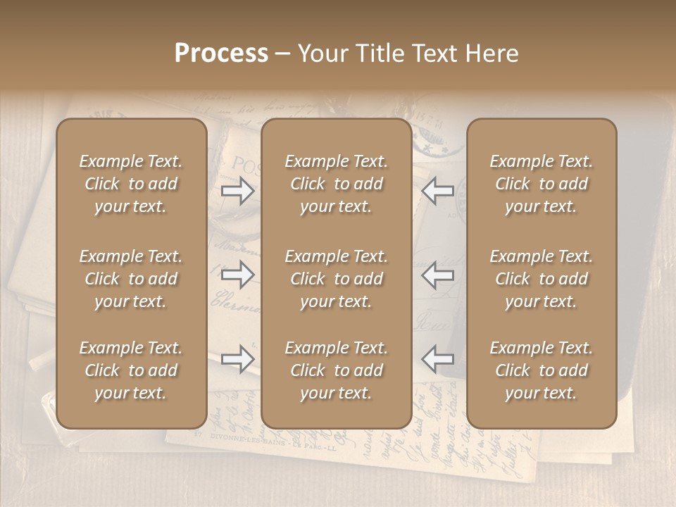 Scrap Letter Craft PowerPoint Template