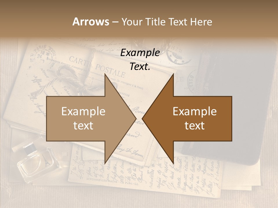 Scrap Letter Craft PowerPoint Template