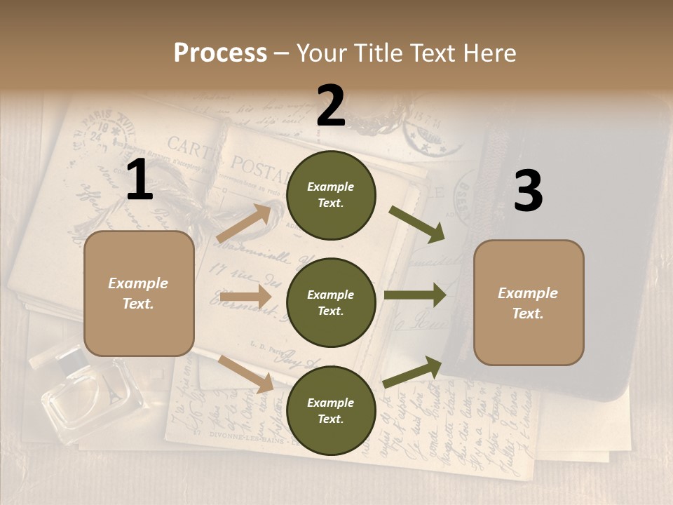 Scrap Letter Craft PowerPoint Template