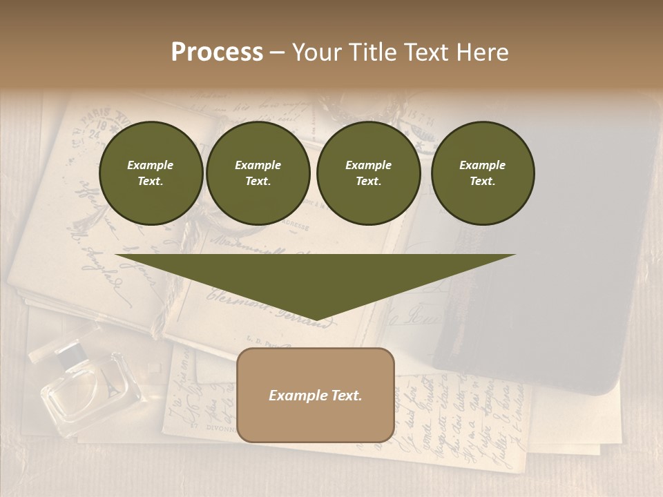 Scrap Letter Craft PowerPoint Template