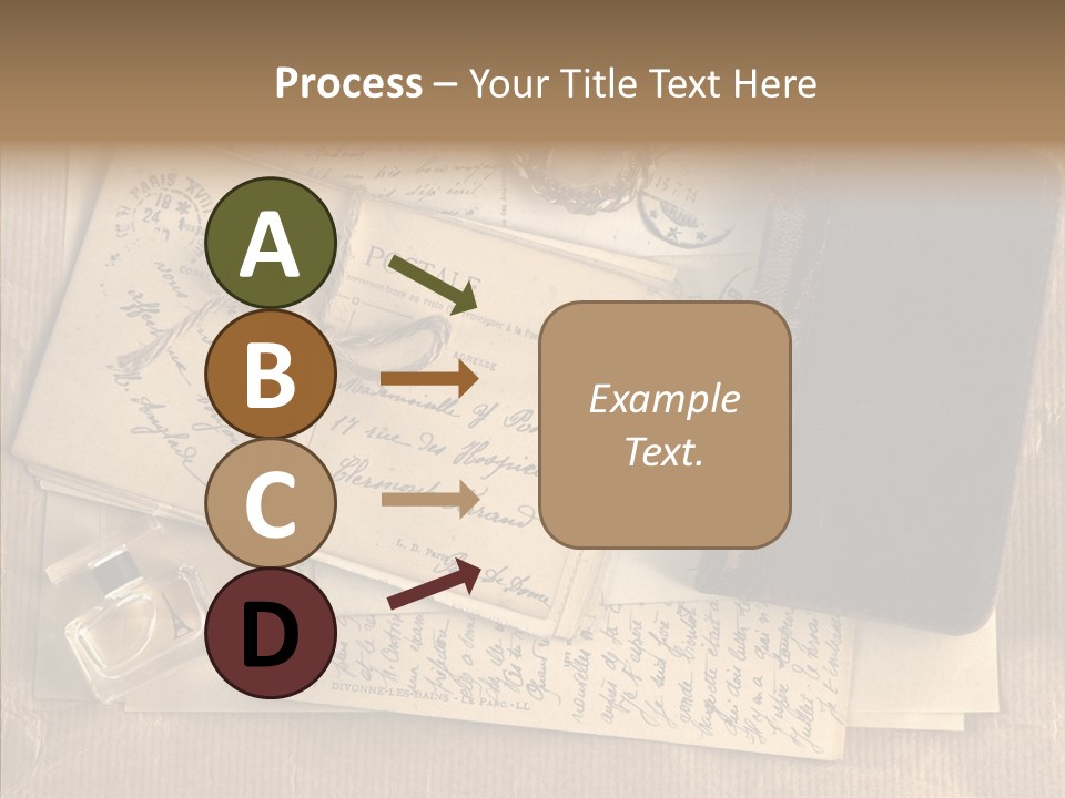 Scrap Letter Craft PowerPoint Template