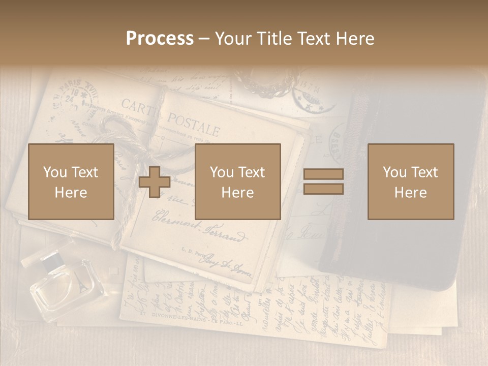 Scrap Letter Craft PowerPoint Template