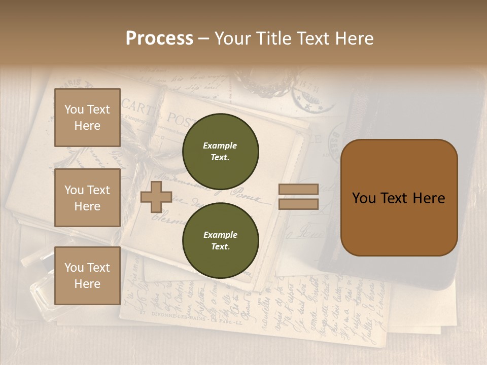 Scrap Letter Craft PowerPoint Template