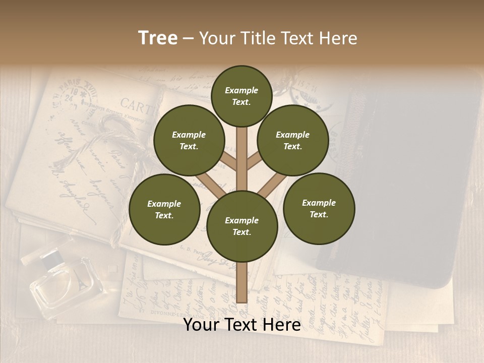 Scrap Letter Craft PowerPoint Template