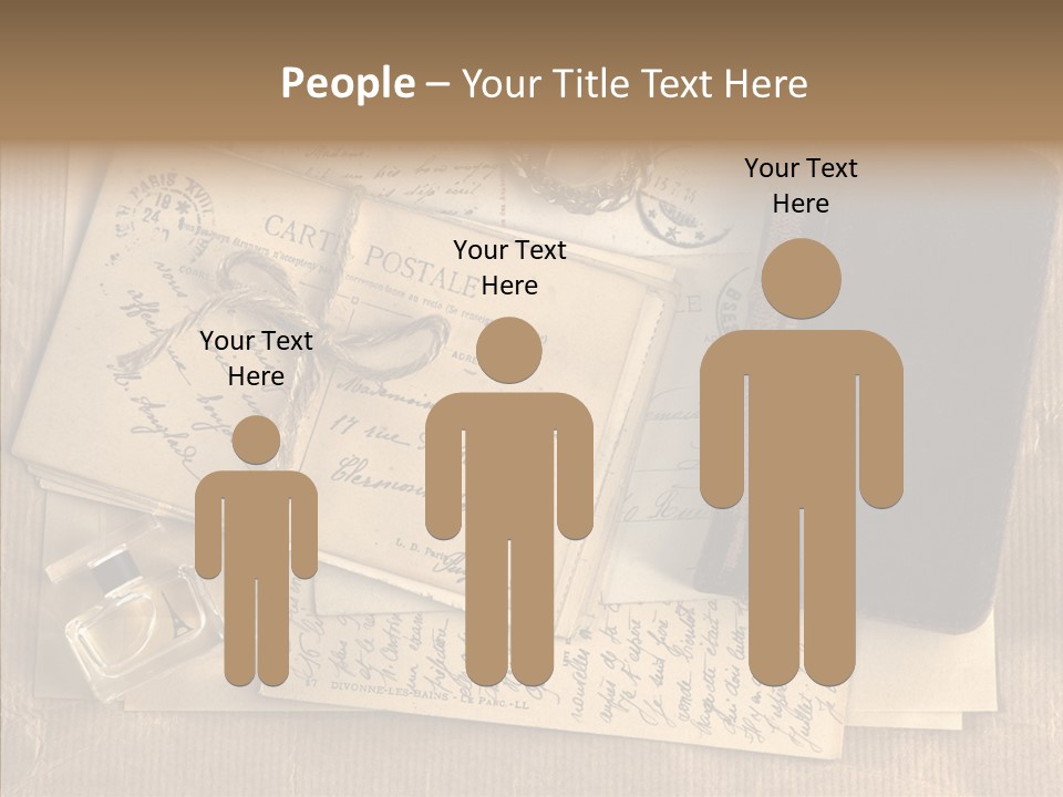 Scrap Letter Craft PowerPoint Template