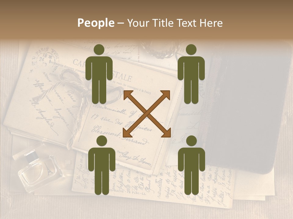 Scrap Letter Craft PowerPoint Template