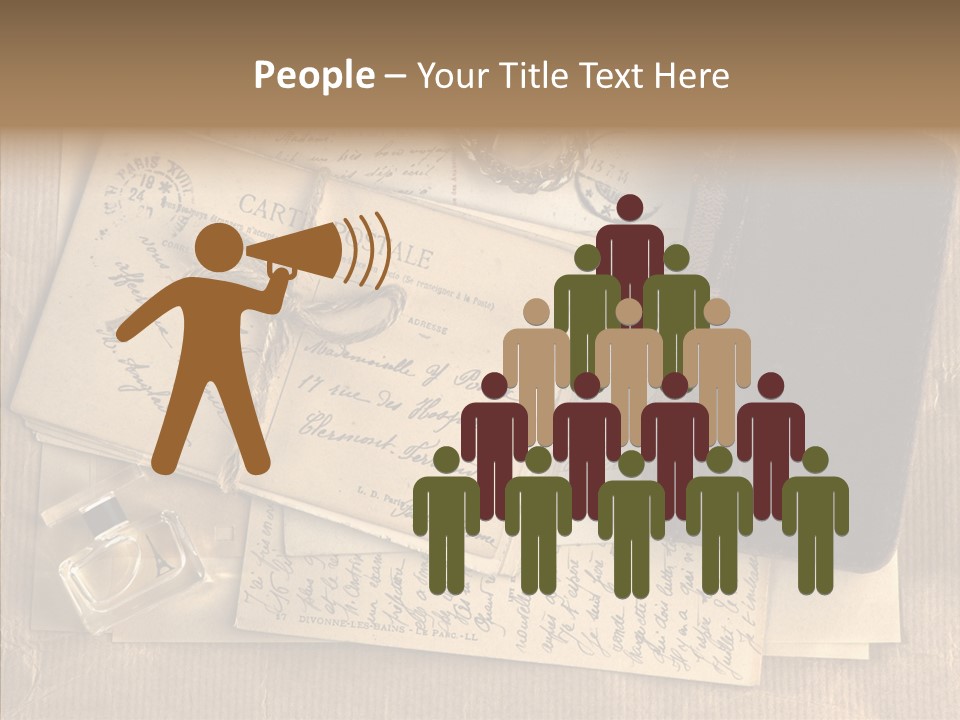 Scrap Letter Craft PowerPoint Template