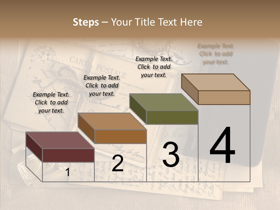 Scrap Letter Craft PowerPoint Template