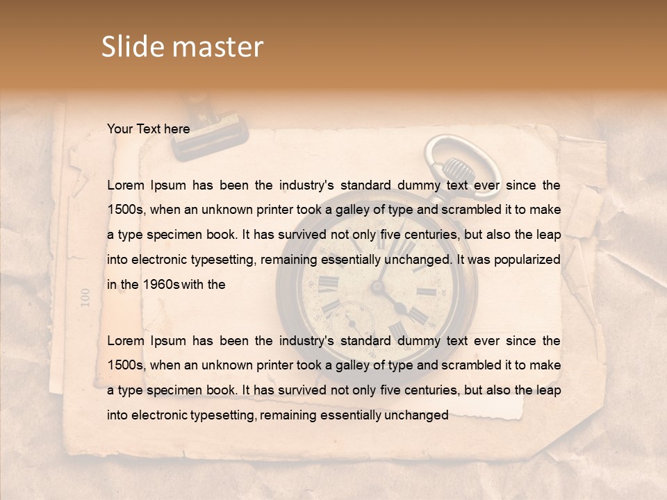 Photo Crumpled Picture PowerPoint Template