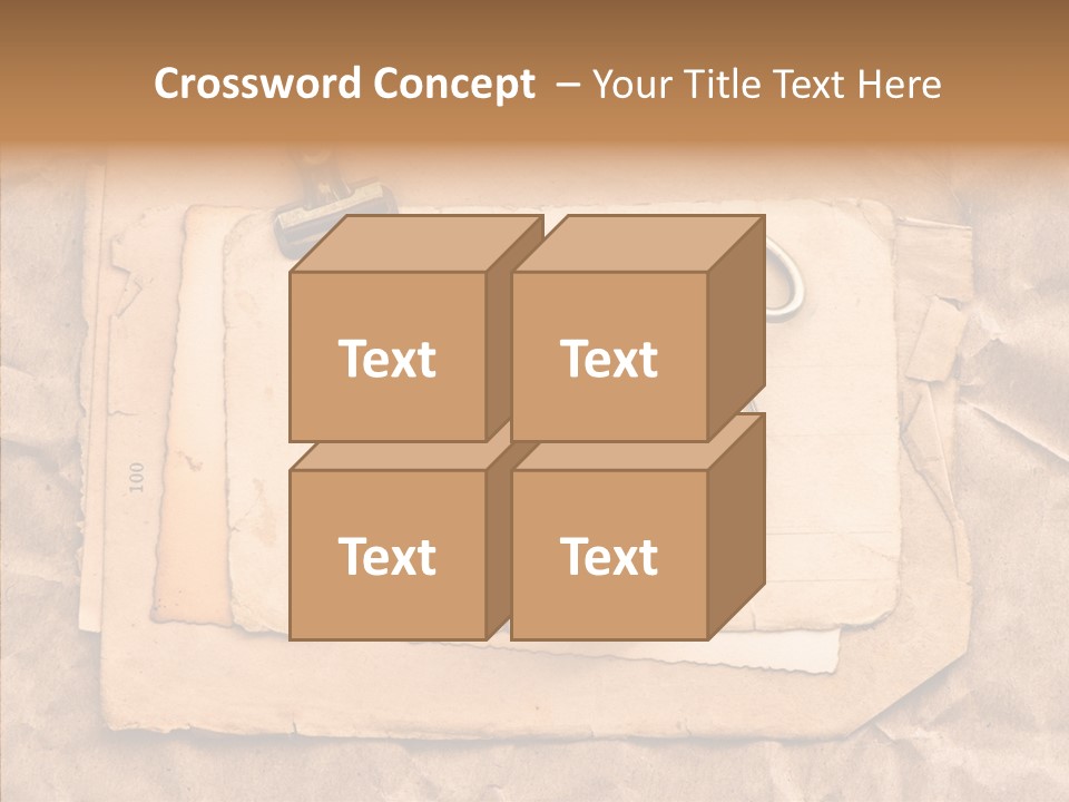 Photo Crumpled Picture PowerPoint Template
