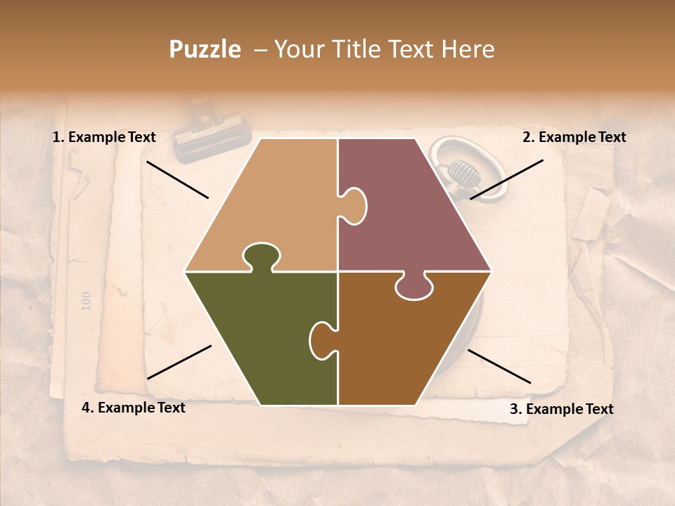 Photo Crumpled Picture PowerPoint Template