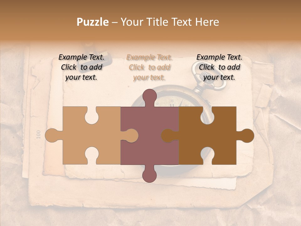 Photo Crumpled Picture PowerPoint Template