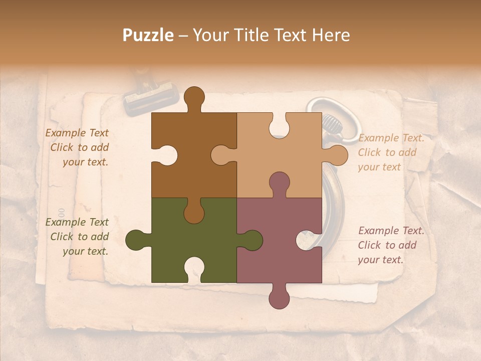 Photo Crumpled Picture PowerPoint Template