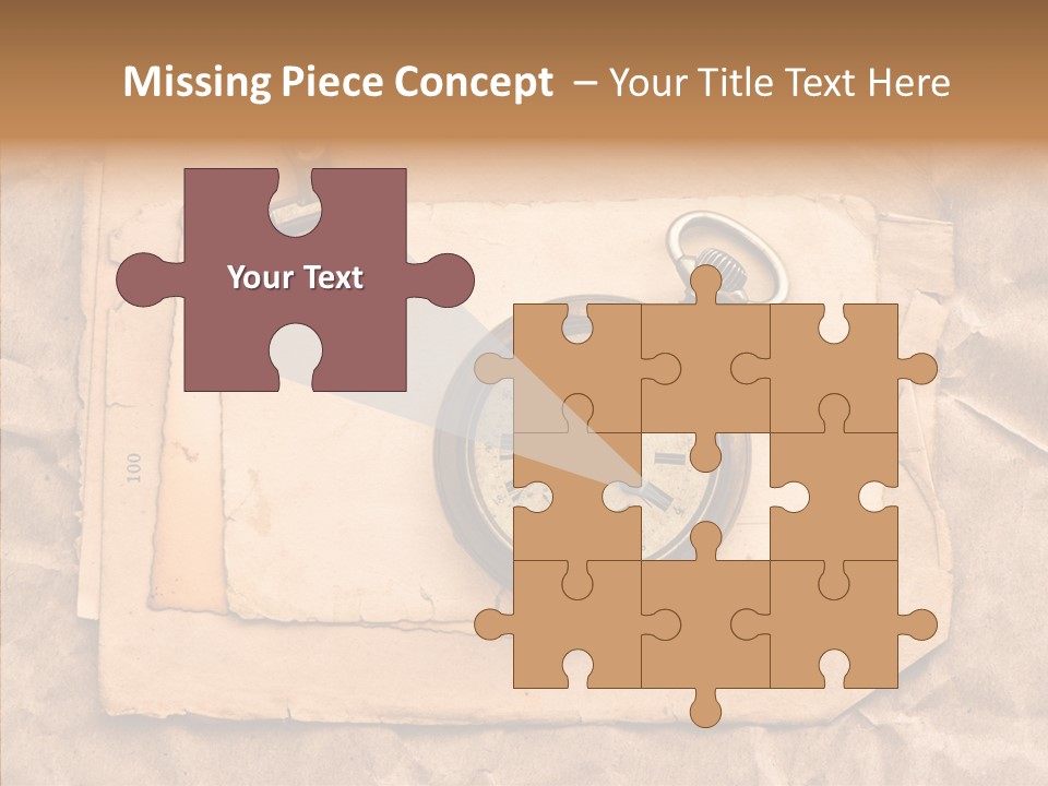 Photo Crumpled Picture PowerPoint Template