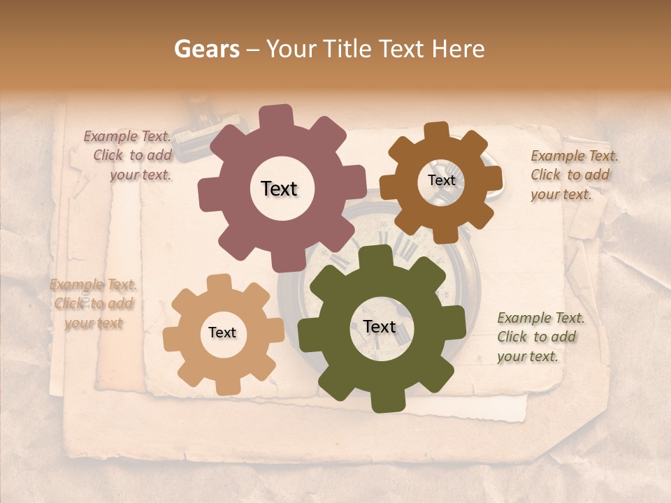 Photo Crumpled Picture PowerPoint Template