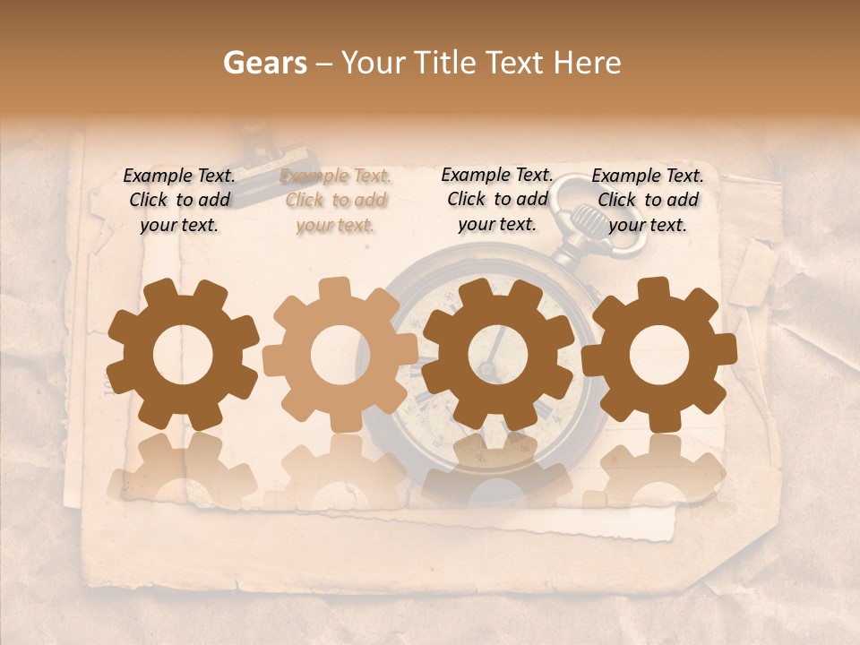 Photo Crumpled Picture PowerPoint Template