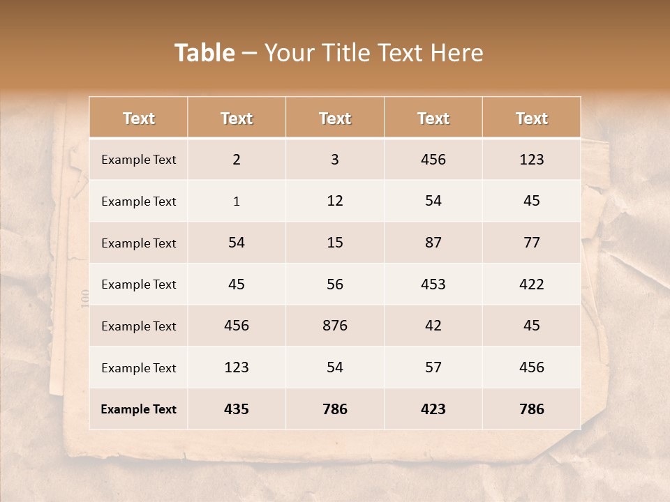 Photo Crumpled Picture PowerPoint Template