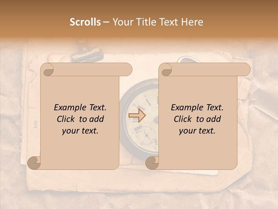 Photo Crumpled Picture PowerPoint Template