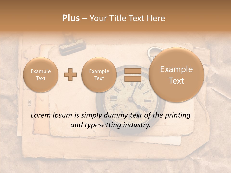 Photo Crumpled Picture PowerPoint Template