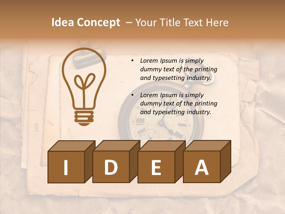 Photo Crumpled Picture PowerPoint Template