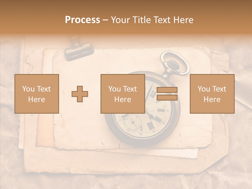 Photo Crumpled Picture PowerPoint Template