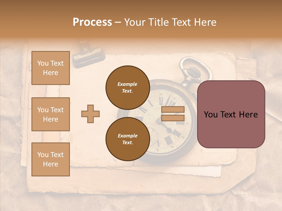 Photo Crumpled Picture PowerPoint Template