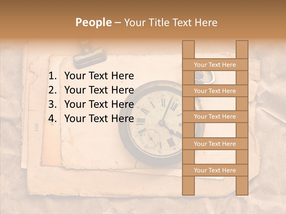 Photo Crumpled Picture PowerPoint Template