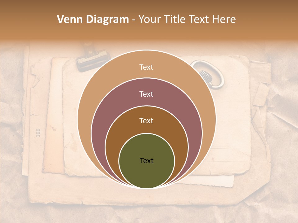 Photo Crumpled Picture PowerPoint Template