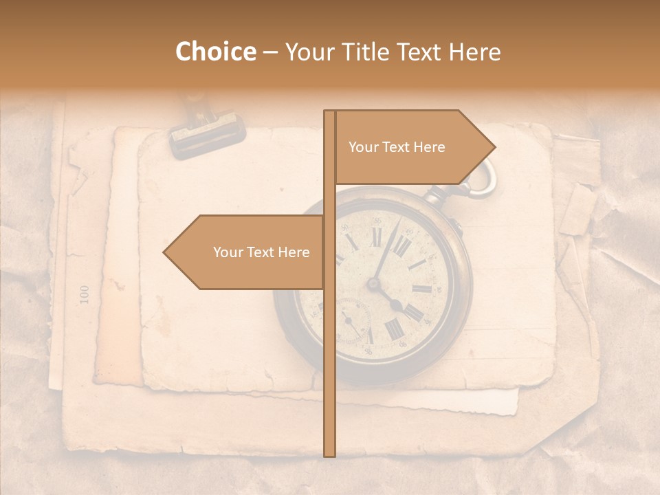 Photo Crumpled Picture PowerPoint Template